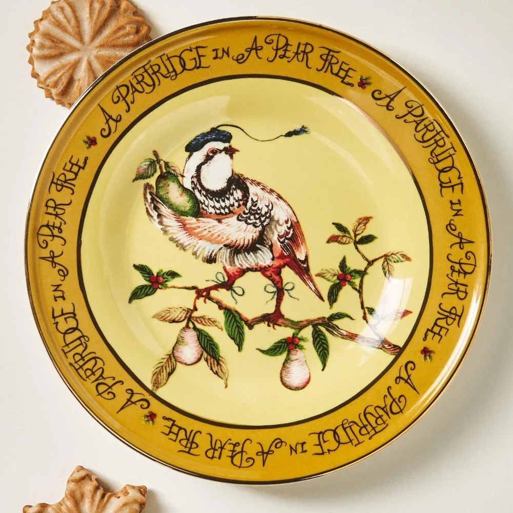 Anthropologie x Phannapast Taychamaythakool Twelve Days of Christmas Pear Tree